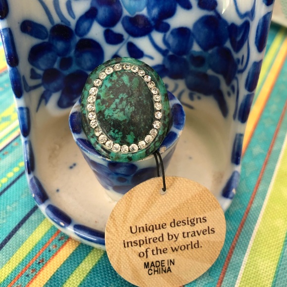 🌞South Sun Turquoise and Sterling Silver Ring! - Picture 2 of 5